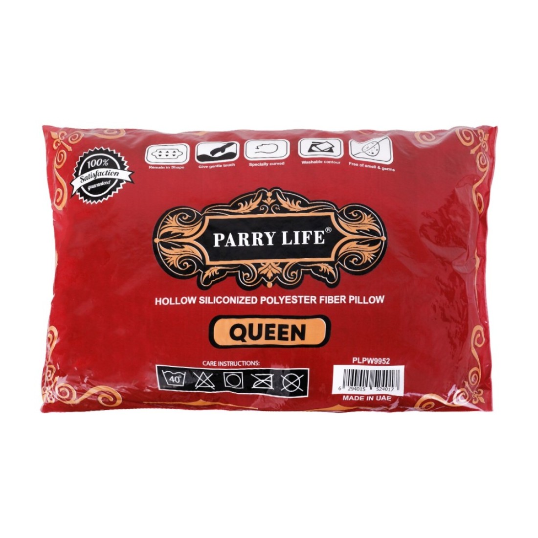 Parry Life Hollow Siliconized Life Pillow -Pillow Cases Protector - Hotel Quality Soft Polyester Fabric Filling - Sleeping Bed Pillow - Pillow Protector Ideal For Home &amp; Hotel Use - 50X70 cm