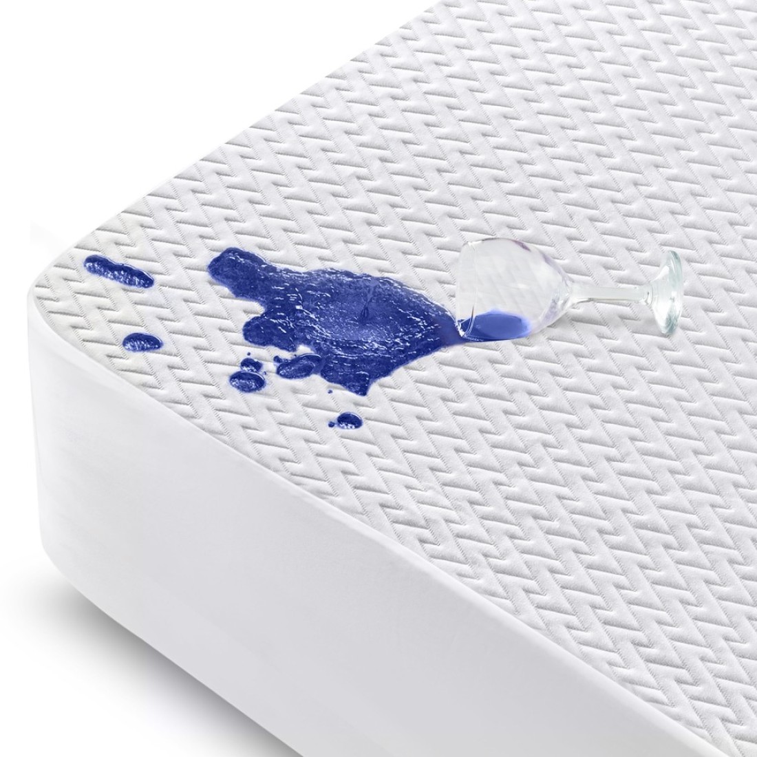 Utopia Bedding Waterproof Mattress Protector Twin Size Viscose Made from Bamboo Mattress Cover Fits 15 Inches Deep Breathable Fitted Style with Stretchable Pockets