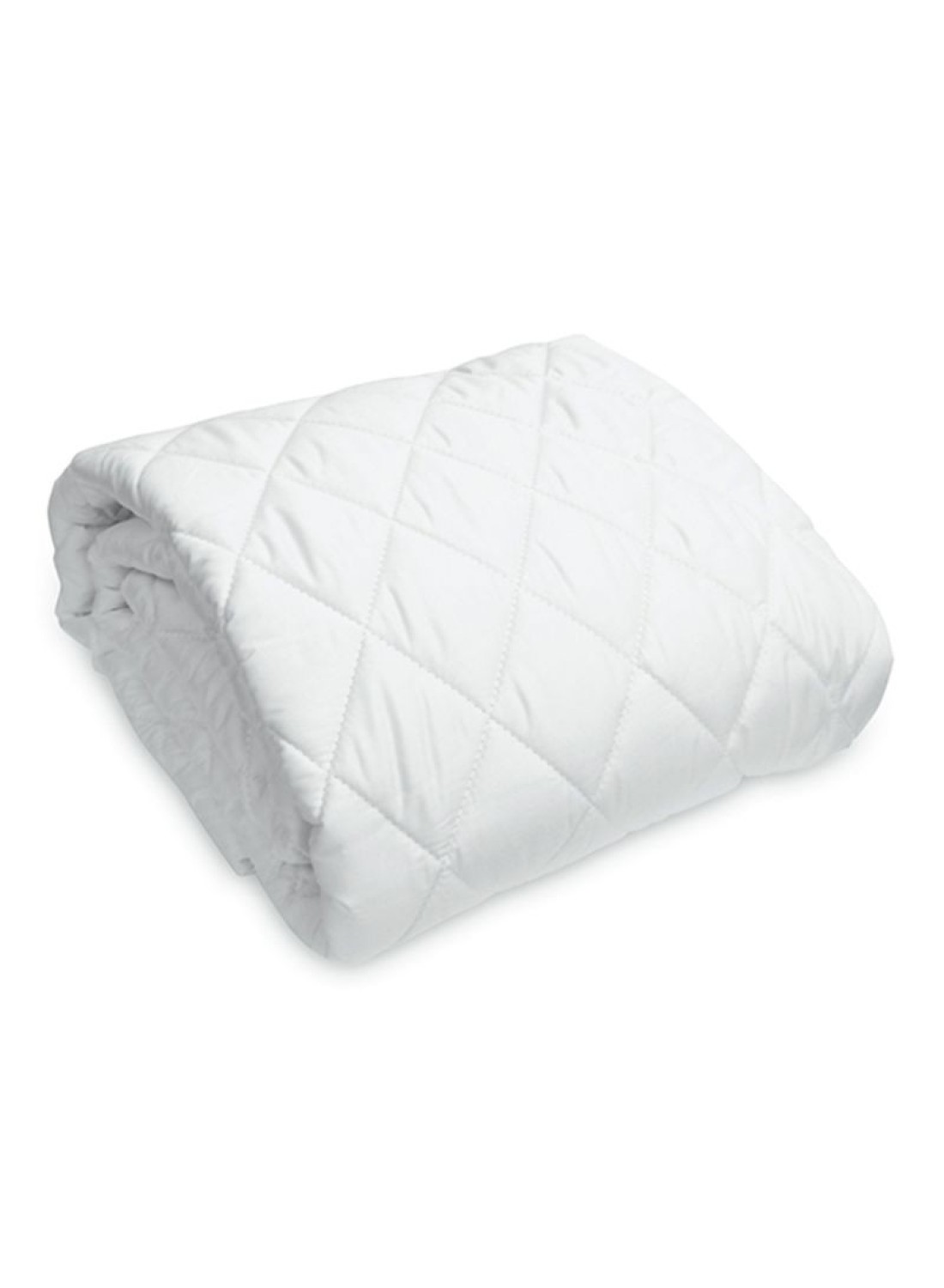 Generic - Regency - Quilted Mattress Protector Cotton Blend White 90x190 cm