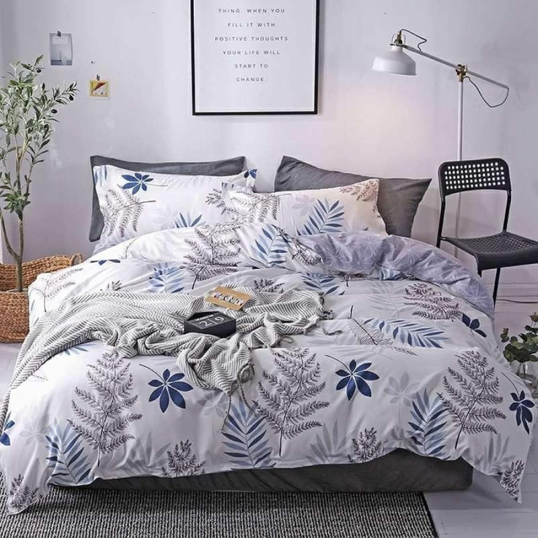 Golden Home Luxurious All-Season Single Comforter Set - Soft, Cozy, and Elegant, Include 1 Comforter,1Fitted Sheet,4 Pillow Covers