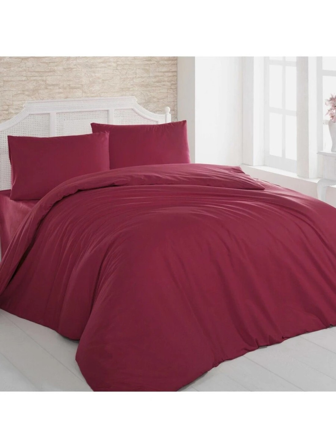 Dream Bell - King Bed Sheet Set Marroon