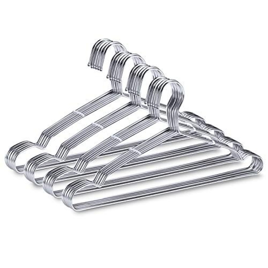 FSUTEG Coat Hangers 40 Pack Wire Hangers Stainless Steel Metal Hangers Heavy Duty Hangers Ultra Thin Clothes Hangers 165in