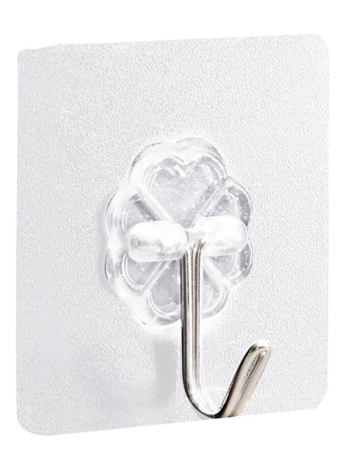 Generic Adhesive Seamless Wall Hooks Clear