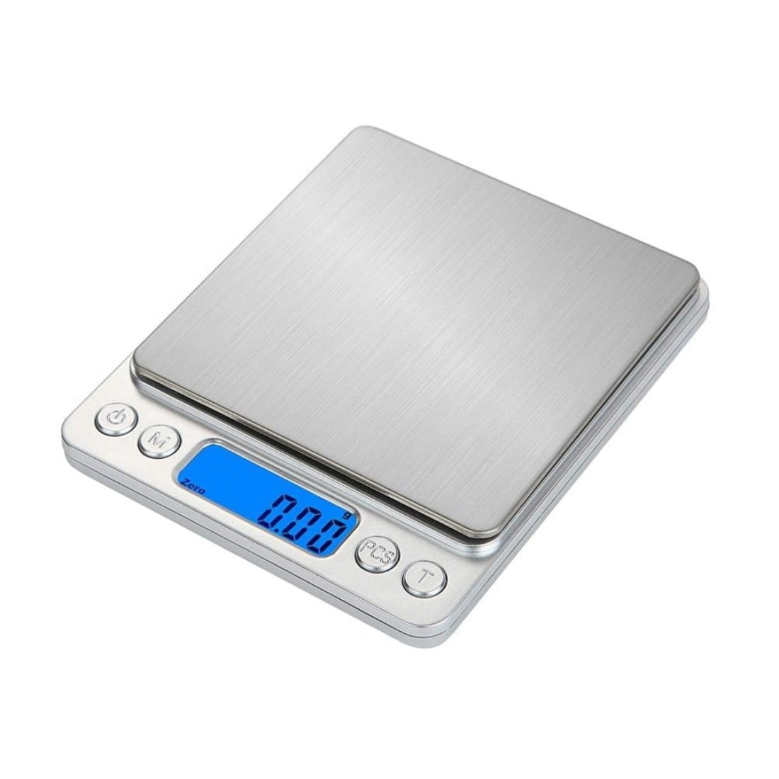 Kitchen Scales Digital, Stainless Steel Panel 0.01 G-1000g Mini Pocket Square Shape electronic balance