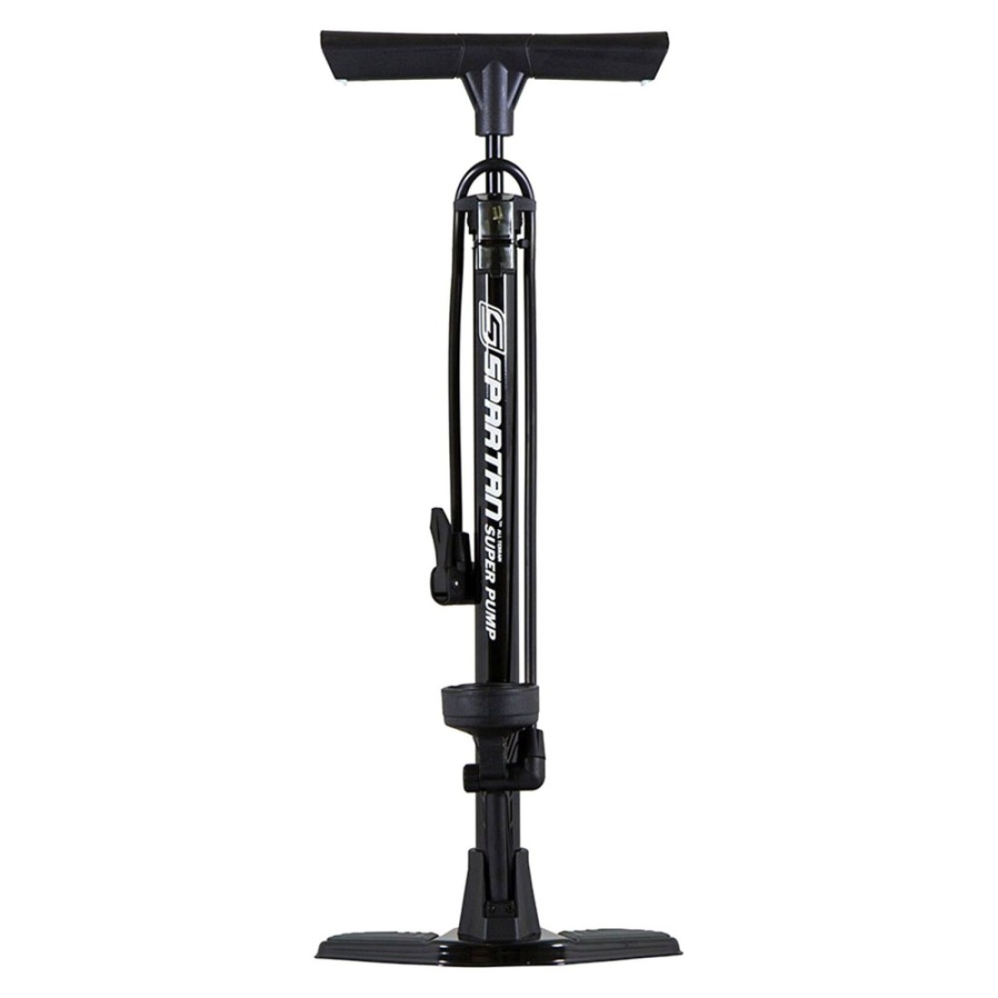 Spartan Bicycle Pump With Gauge 160PSI SP-9019 Black