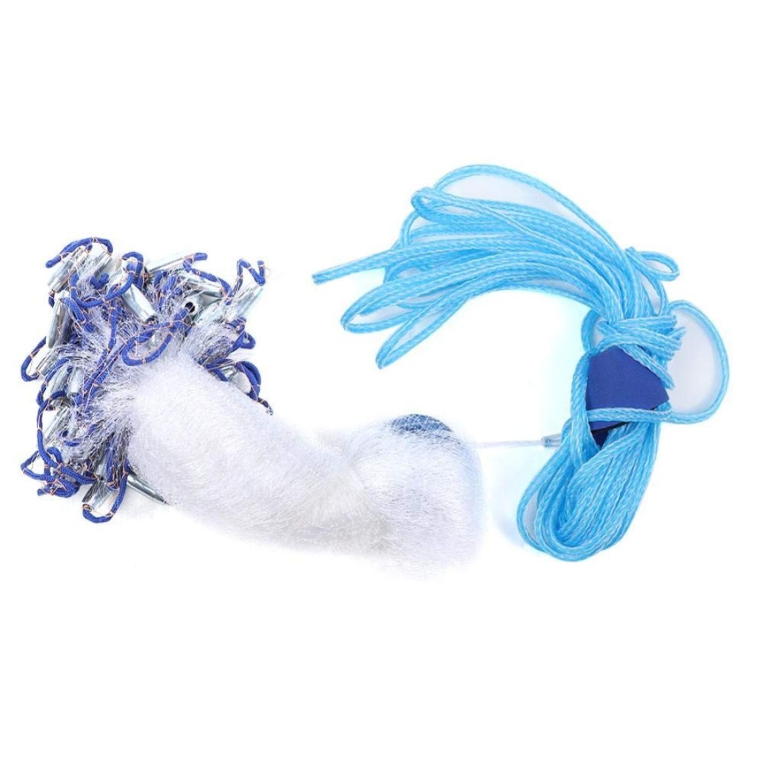 Fishing Net Nylon Monofilament American Cast Net Outdoor Hand Throw Fishing Mesh Bait Trap Fish ()