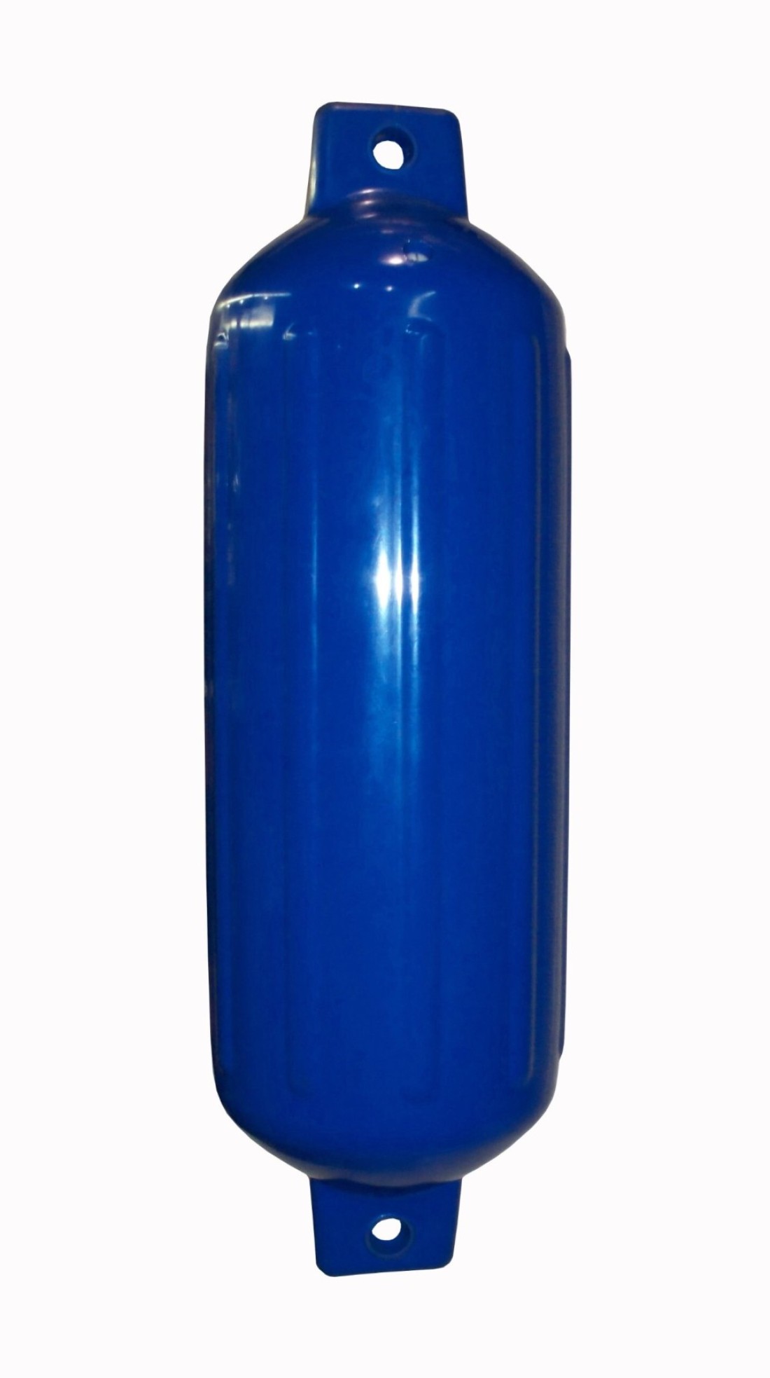 Dock Edge Dolphin Twin Eye Ribbed Boat Fenders 65 x 20 Navy Blue