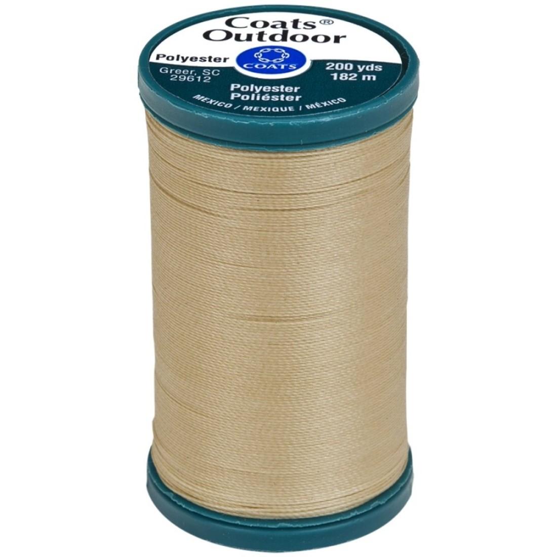 Coats 108562 Outdoor Living Thread 200yd Buff