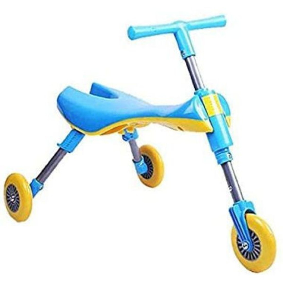 Foldable 3 Wheels Kids Scooter, For Ages Less Than 4 Years - Light Blue