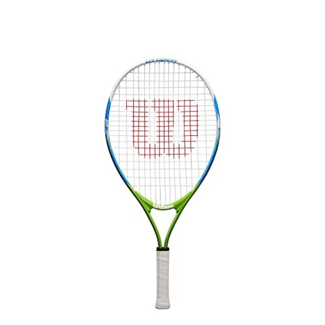 WILSON US Open Junior/Youth Recreational Tennis Rackets, Alloy steel, Blue/Green/White