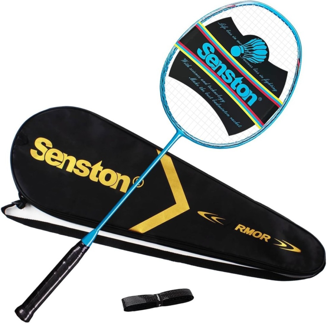 Senston N80 Badminton Racket CarbonFiber Badminton Racquet Single Professional Badminton Racket Blue Color