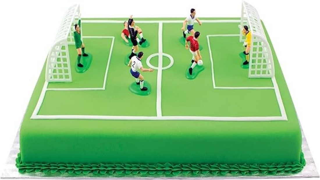 Pme FootballSoccer Cake Topper Set 9Pieces