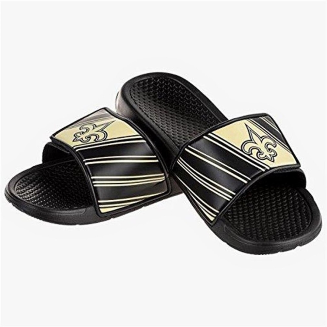 FOCO Mens Nfl Legacy Slide Sports-fan-slippers, Legacy, 11-12 US