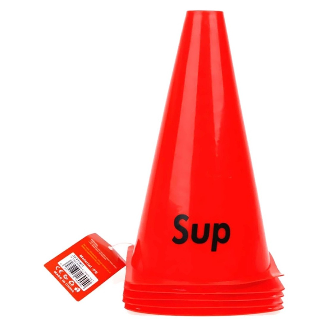 Supreme Sports Training Cones Red 9inch 5 PCS