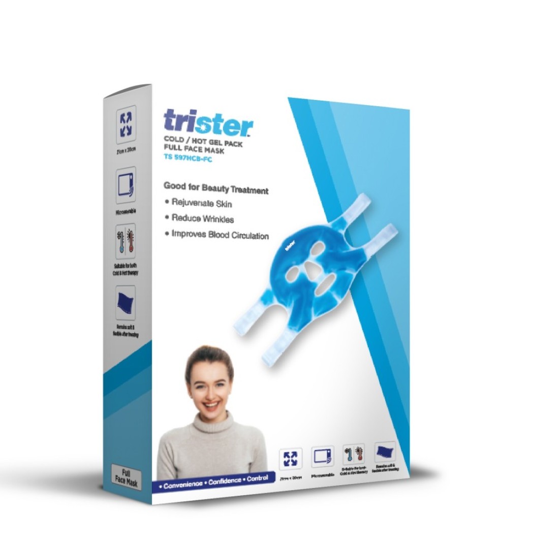 Trister - Cold / Hot Gel Pack Full Face Mask