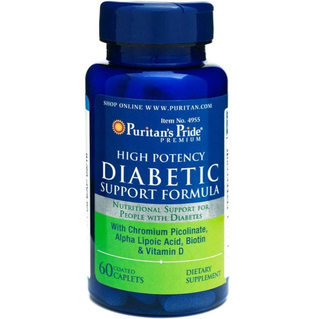 Puritans Pride Diabetic Support Formula 60 Per Pack
