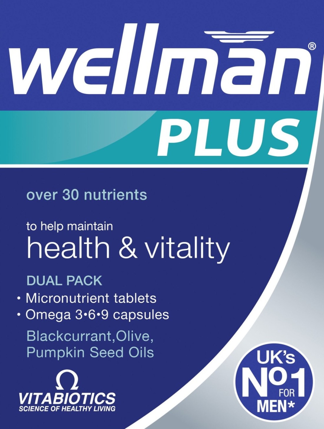 VitabioticsLtd Vitabiotics Wellman Plus 56 TabletsCapsules