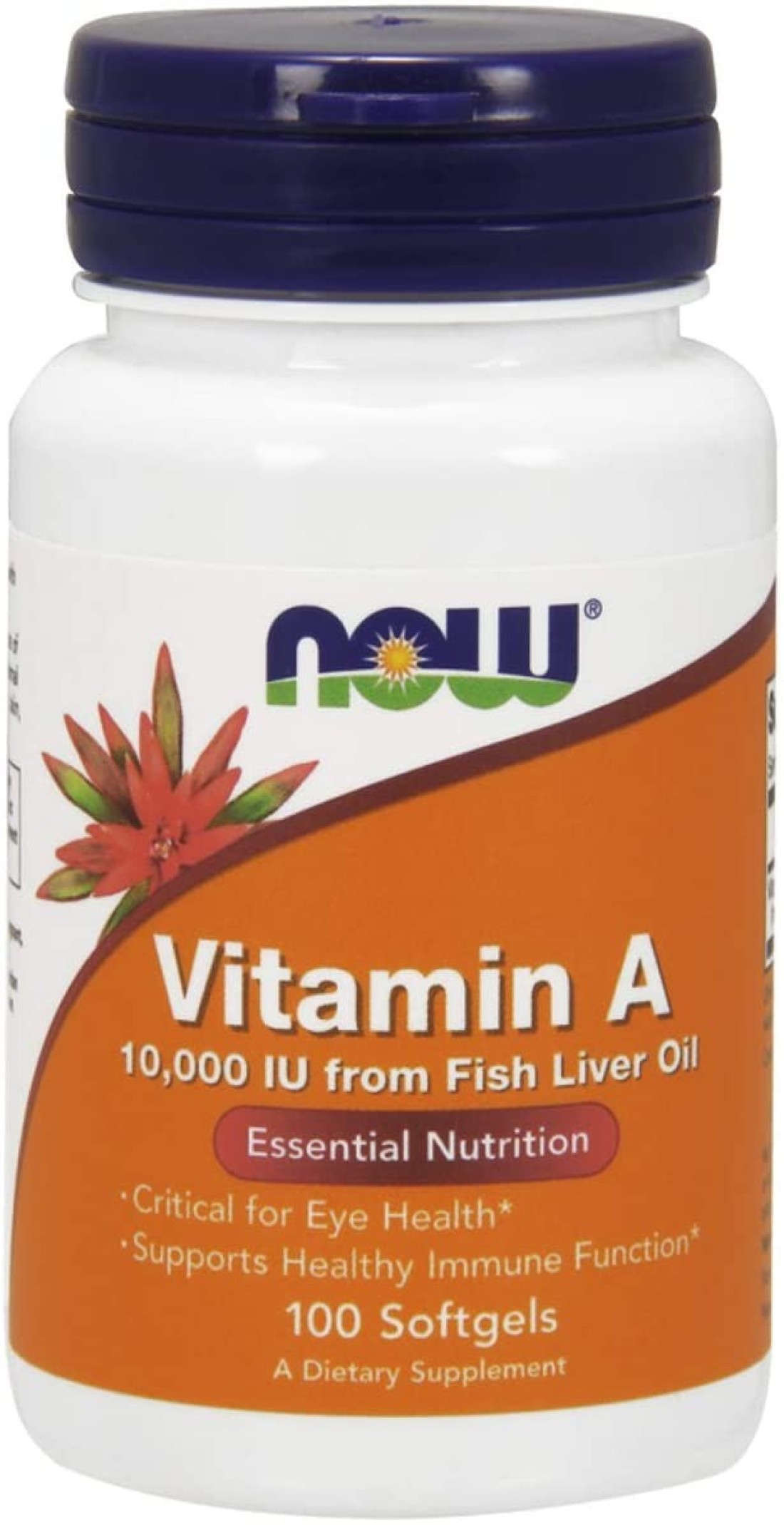 Now Foods, Vitamin A, 10,000 Iu, 100 Softgels