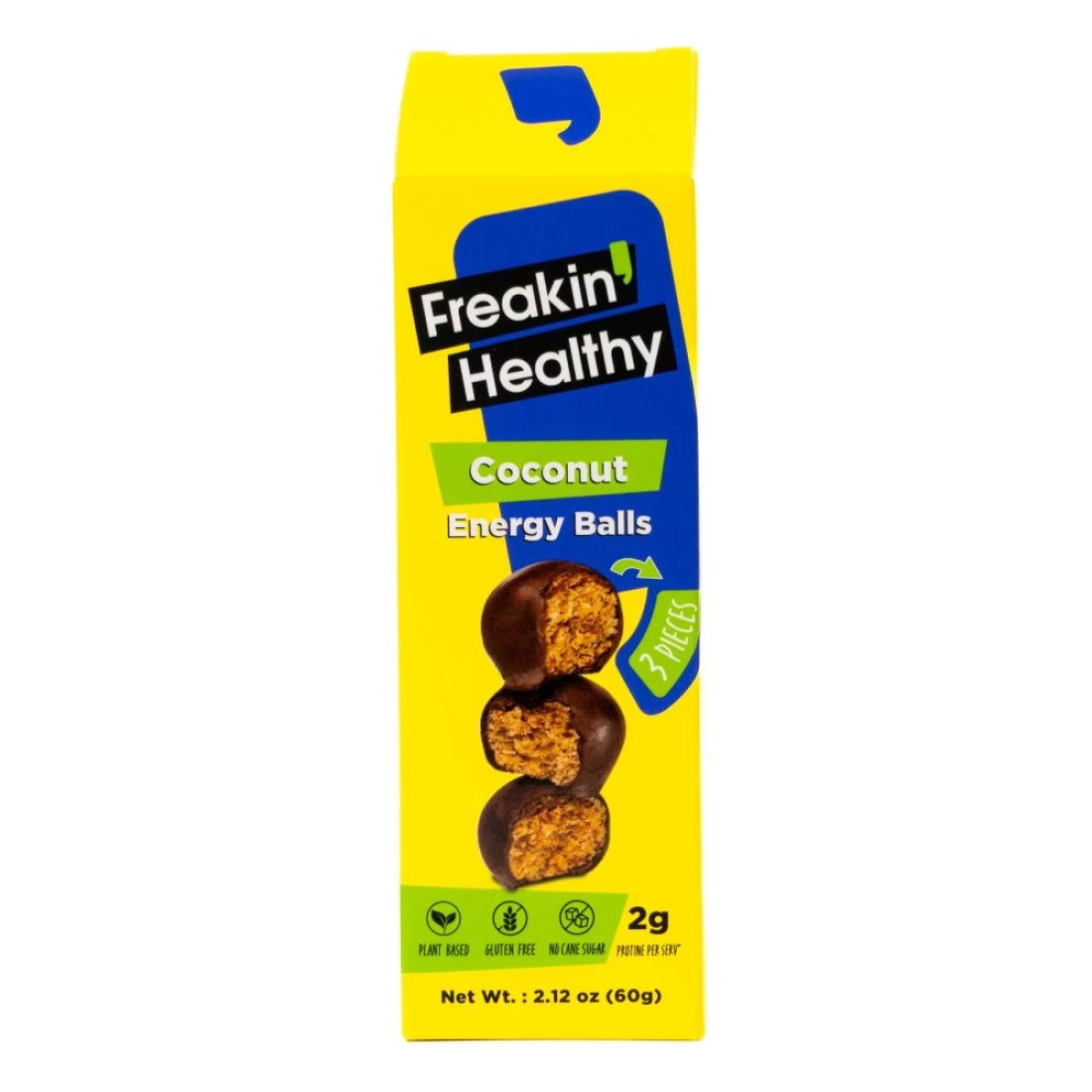 Freakin Healthy Almond Coconut Protein Balls 60g
