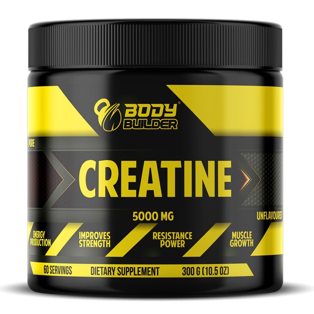 Body Builder Creatine Monohydrate, 60, Unflavored