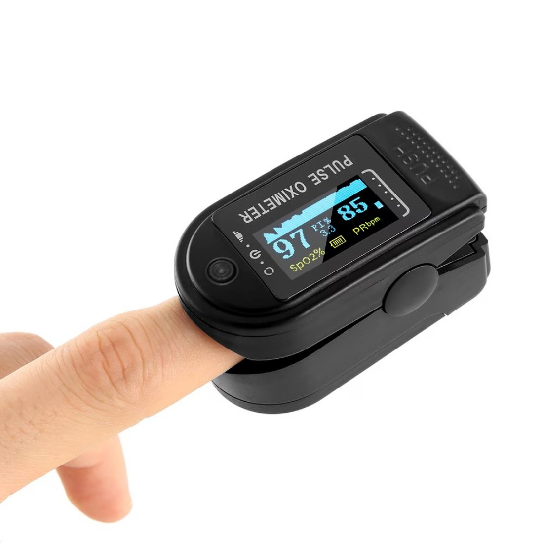 Generic-Fingertip Pulse Oximeter Blood Oxygen Saturation Monitor OLED Display 8s Quick Measure SpO2 Monitor Mini Pulse Oximeter