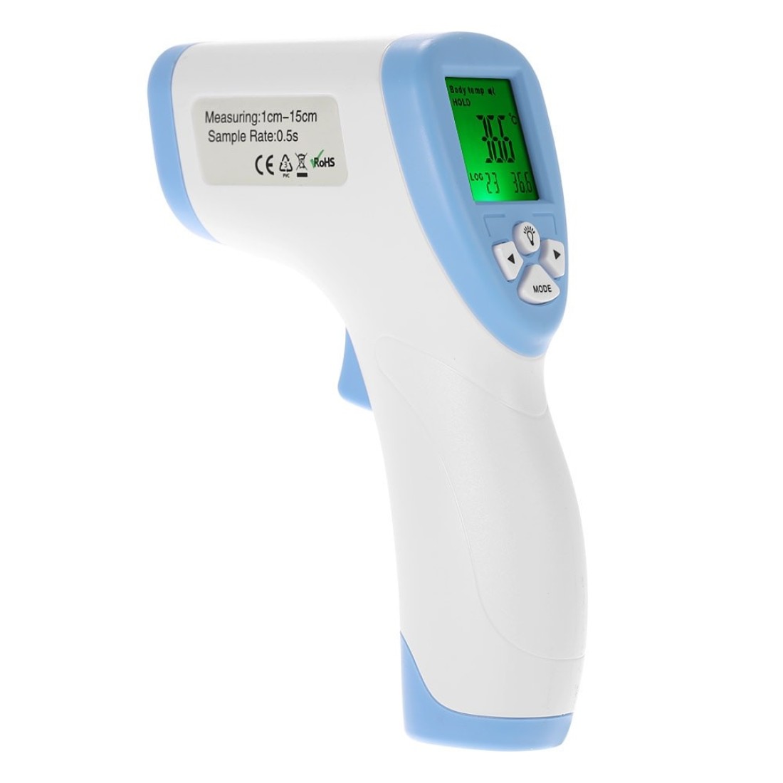 Generic-IR Infrared Thermometer Digital LCD Non-contact Forehead Body Surface Temperature Measurement Data Hold Function