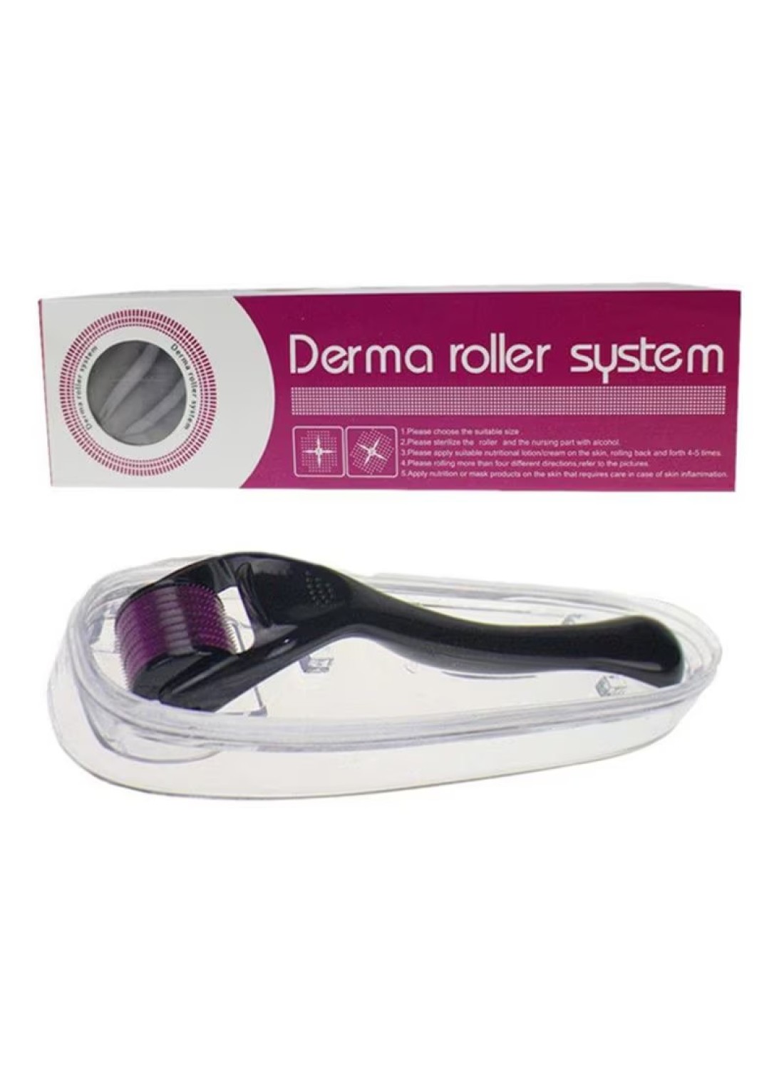 Derma Roller - Needle Roller System Black 2millimeter