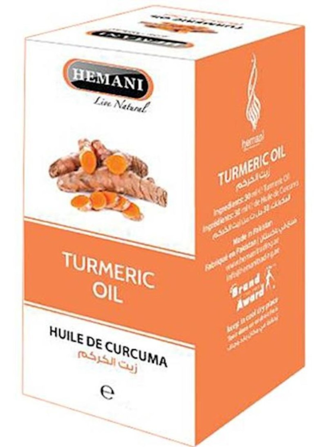 HEMANI Live Natural Turmeric Oil