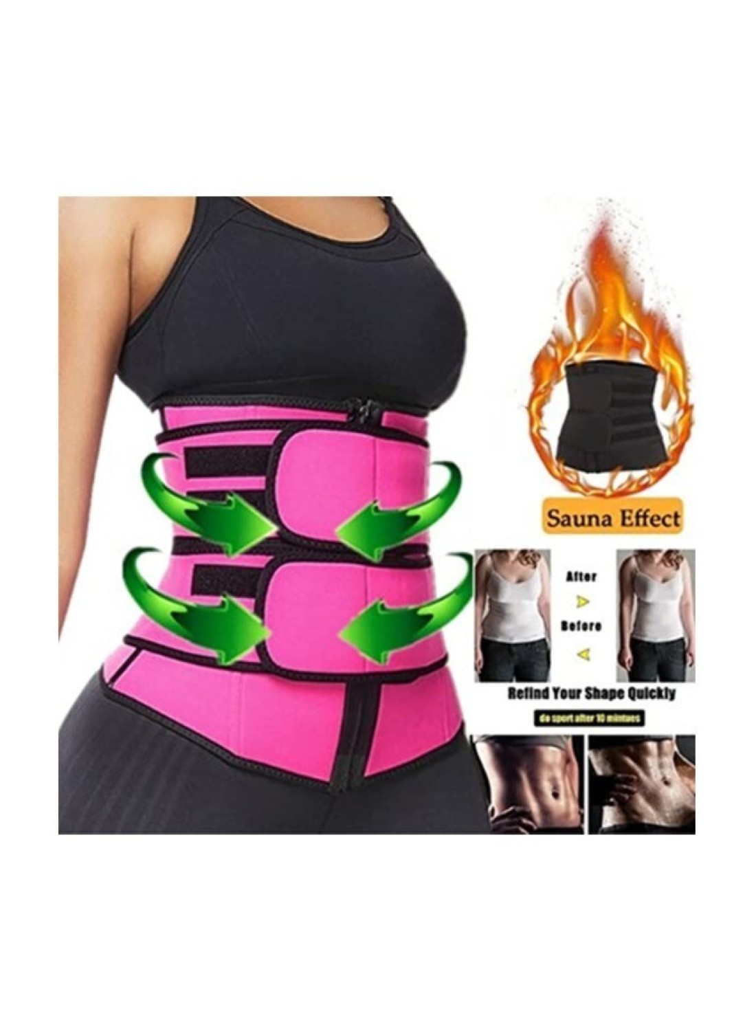 Waist Trainer Neoprene Sauna Belt for Women Weight Loss Cincher Body Shaper Tummy Control Strap Slimming Fitness Belt