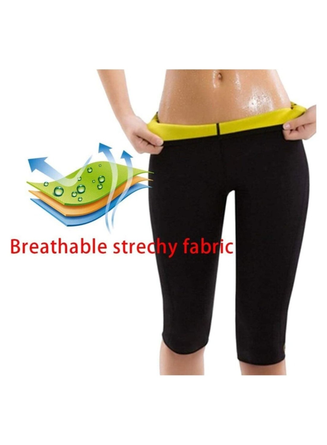 Women Neoprene Sauna Sweat Workout Shorts Weight Loss slimming thermo pants Leggings for Fat Burning weight loss Body Shaper, Fits Swimming Sauna Yoga Gym Cycling,XL
