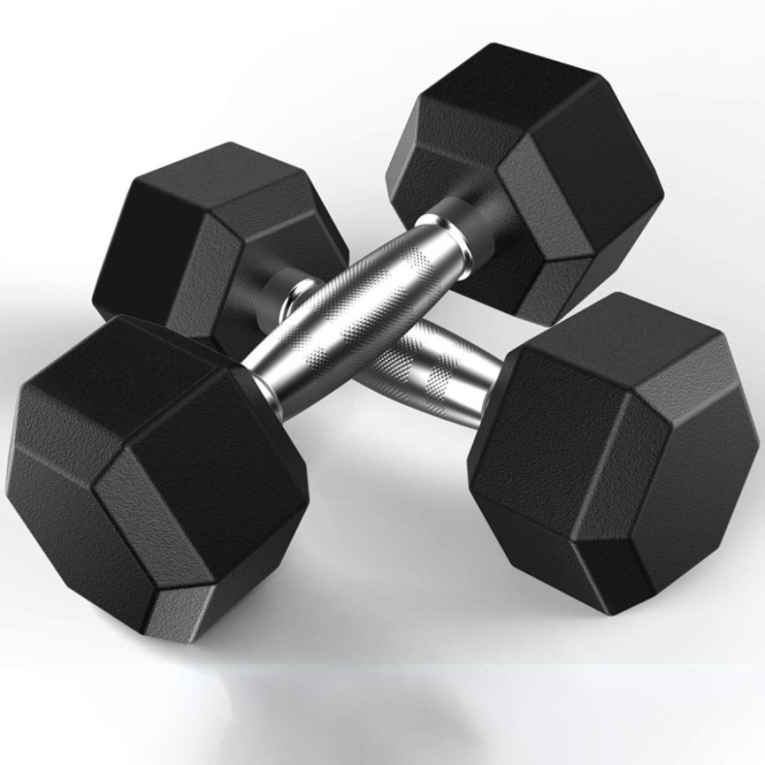 H PRO Coated Hex Dumbbell Weights ( 3KG x 2)