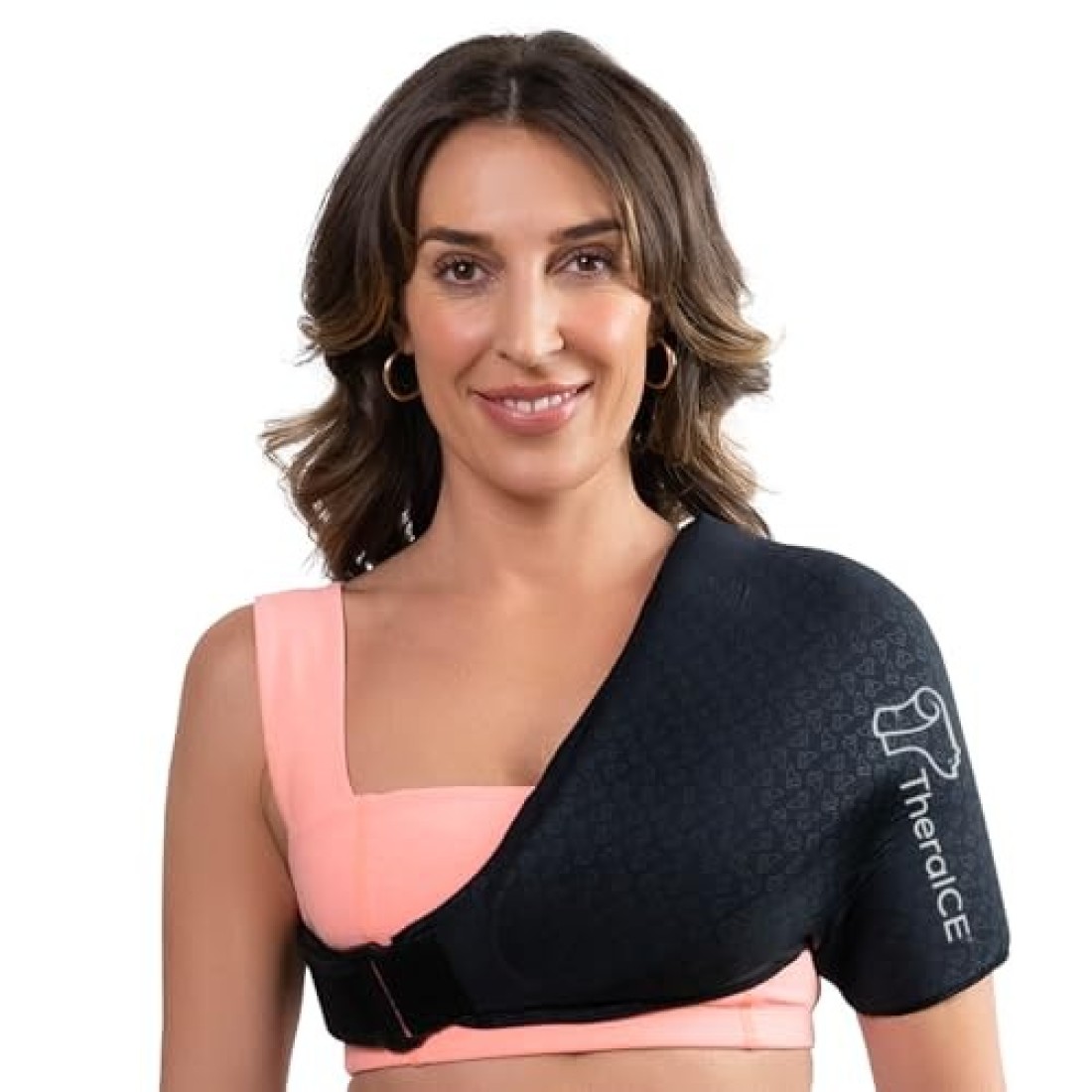 TheraICE Shoulder Ice Pack Wrap/Reusable Ice Pack for Rotator Cuff &amp; Shoulder Pain Relief Cold Therapy Compression/FocusZone Technology with Extra Cooling Support for Targeted Pain Relief