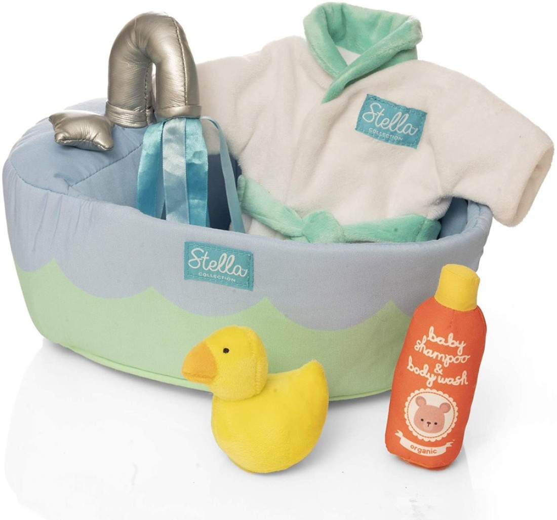 Manhattan Toy Stella Collection 2021 Soft Bath Playset With Accessories For 12&quot; And 15&quot; Dolls