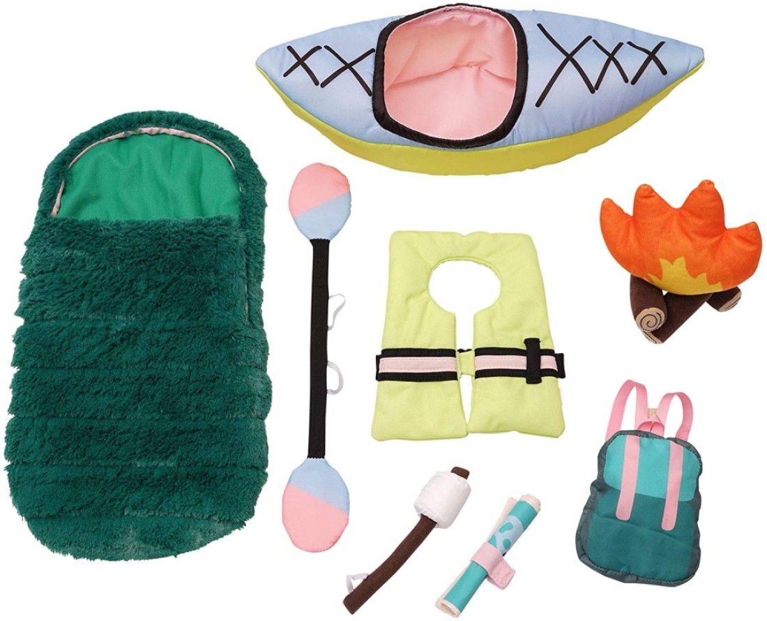 Manhattan Toy Stella Collection Happy Camper 8 Piece Baby Doll Camping Playset For 12&quot; And 15&quot; Dolls