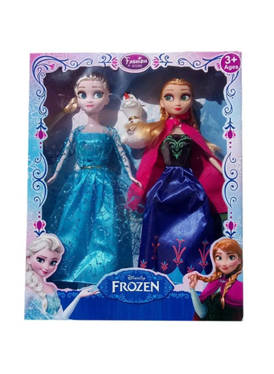 Disney Frozen Princess Elsa And Anna Frozen Doll Set