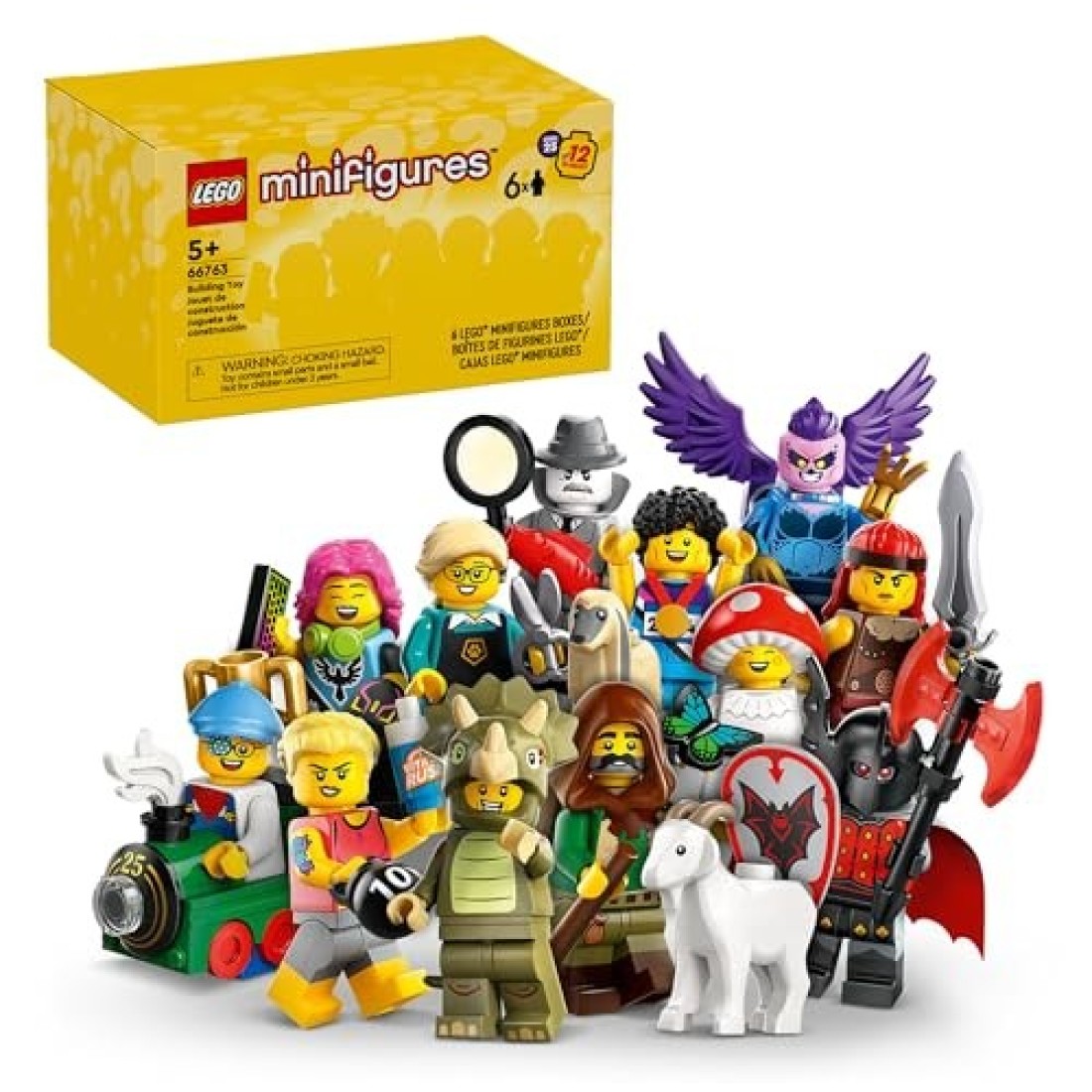 LEGO Minifigures Series 25 6 Pack Mystery Blind Box includes 6 Surprise Minifigures Collectible Gift for Boys Girls and Kids Ages 5 and Up 66763