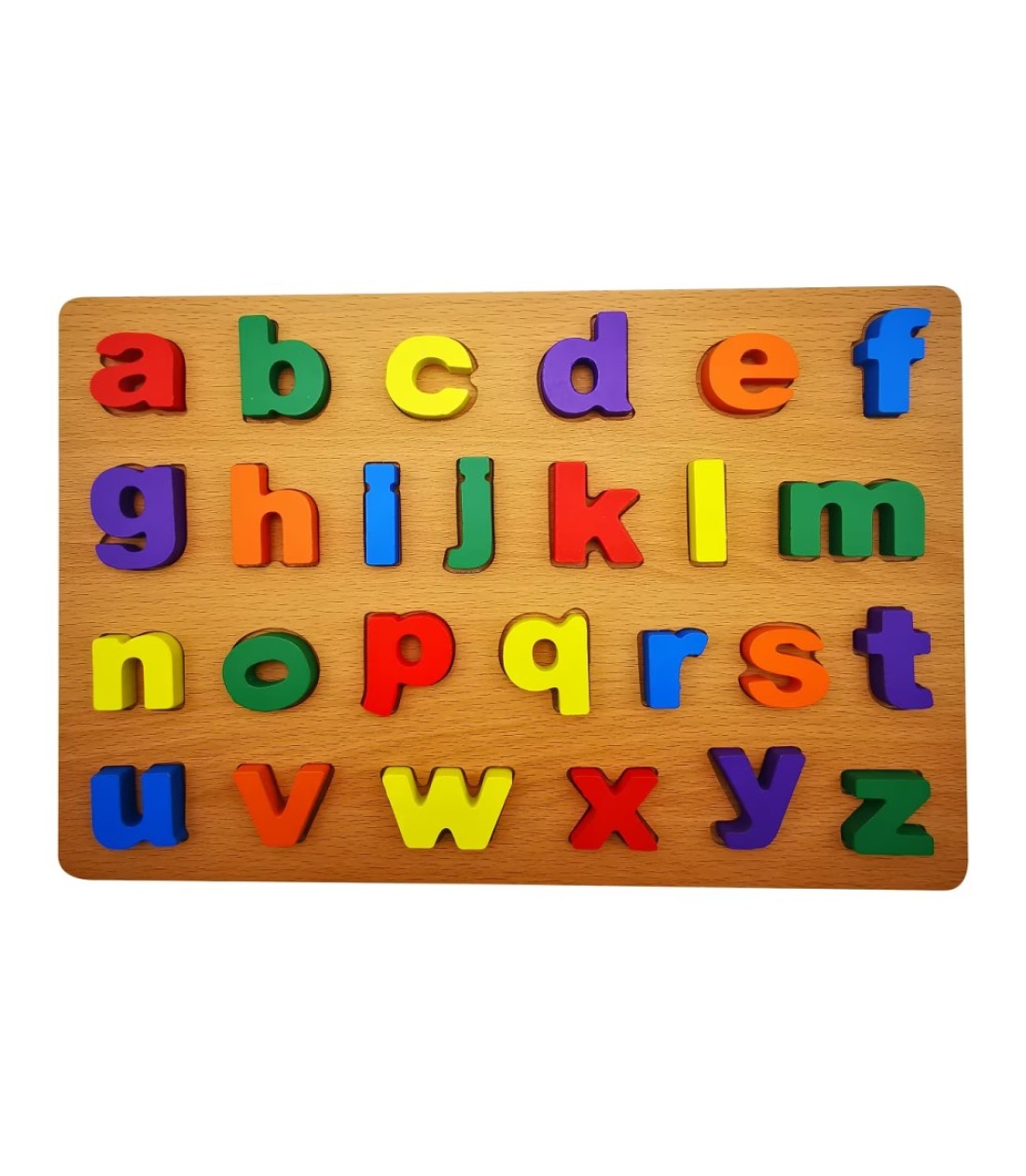 ABC Puzzle Shape Alphabet Toys with Puzzle Board and Letter Blocks, Preschool Educational Learning Toys Gift for Girls Boys