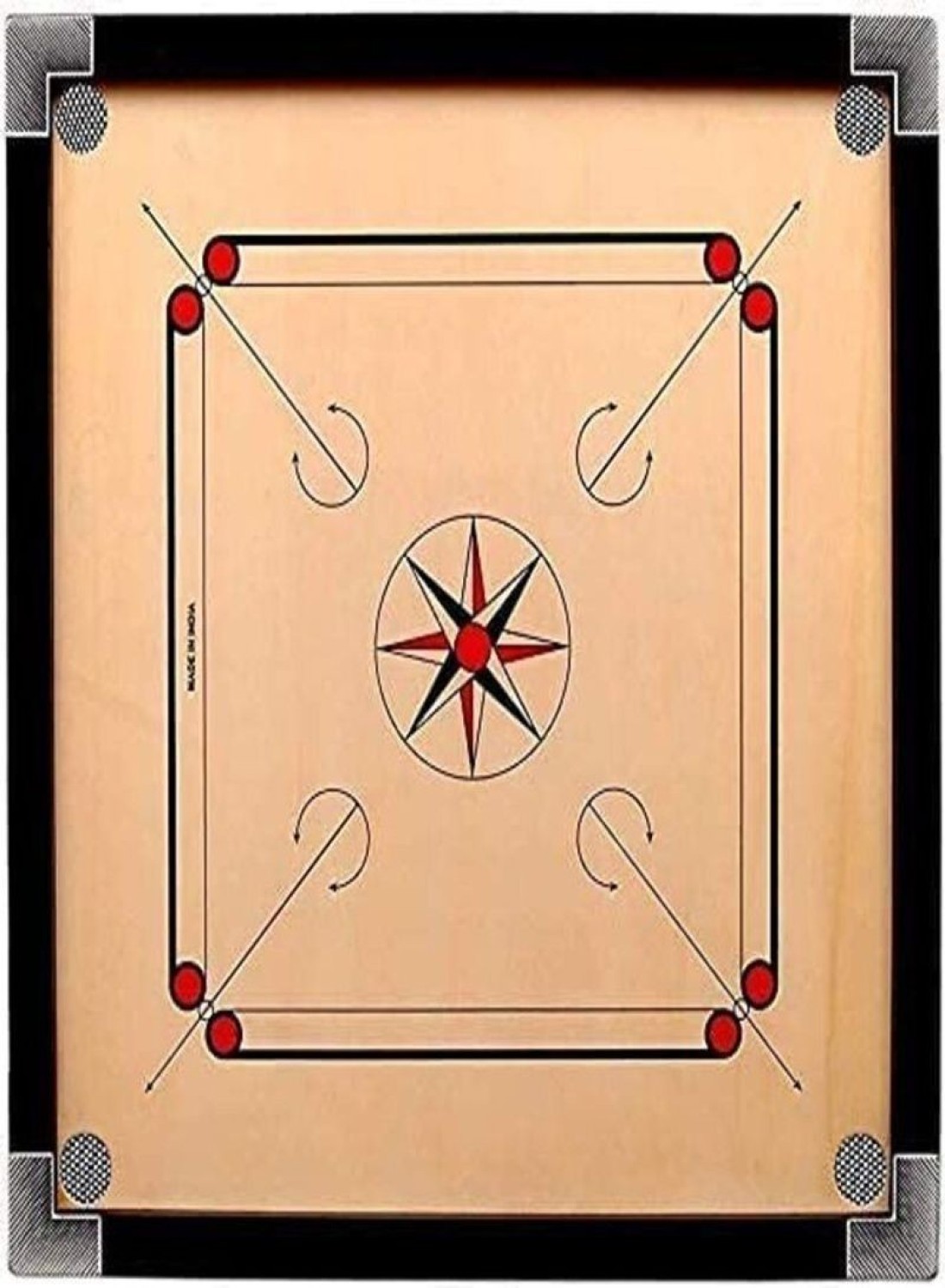 Marrkhor Carrom Board 36X36 High Quality Indoor Game Wooden Durable