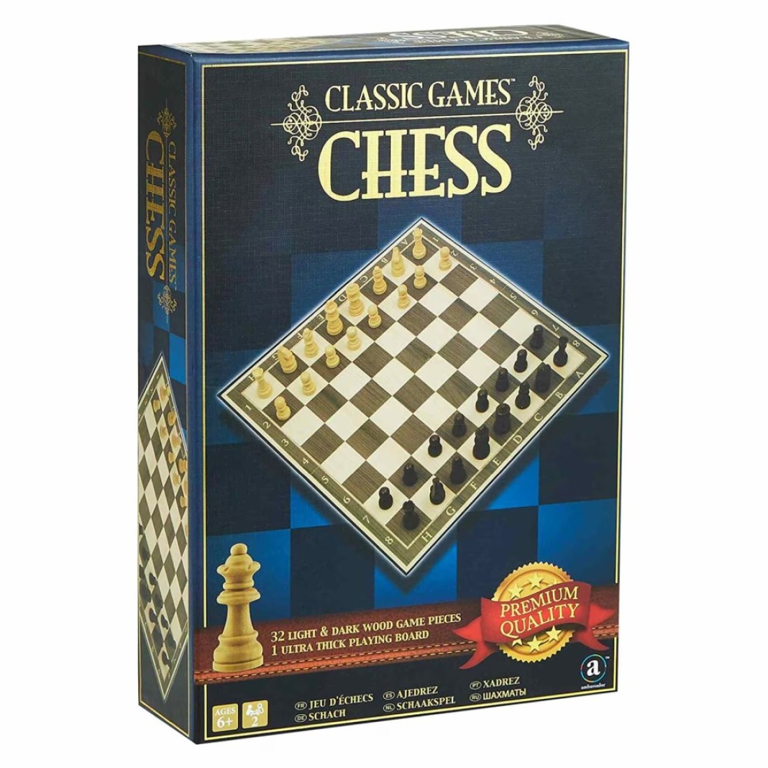 Ambassador Classic Chess Games Multicolour