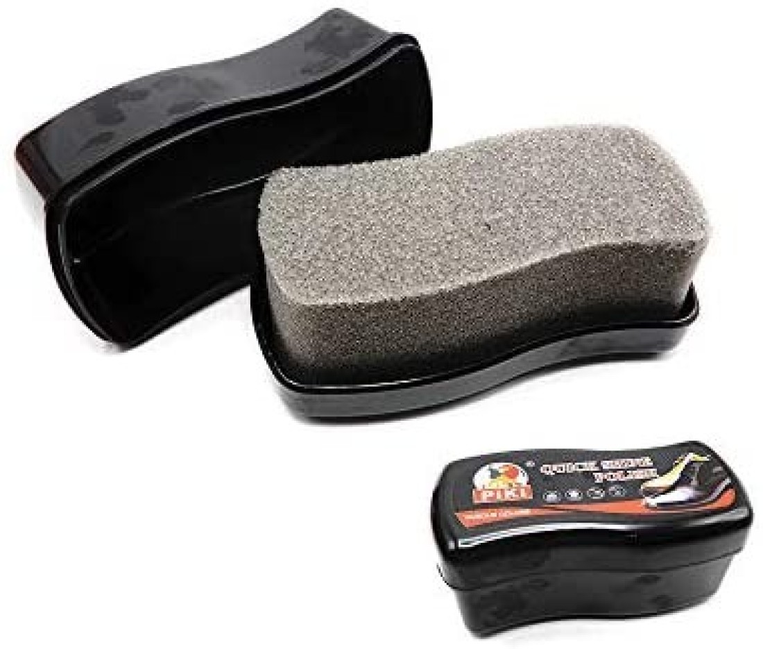 PIKI Quick Shine Polish. Magical Shoe Shining Sponge for a Sparkling Clear and Bright Polish (Various Colours) (Pack of 1 Unit).