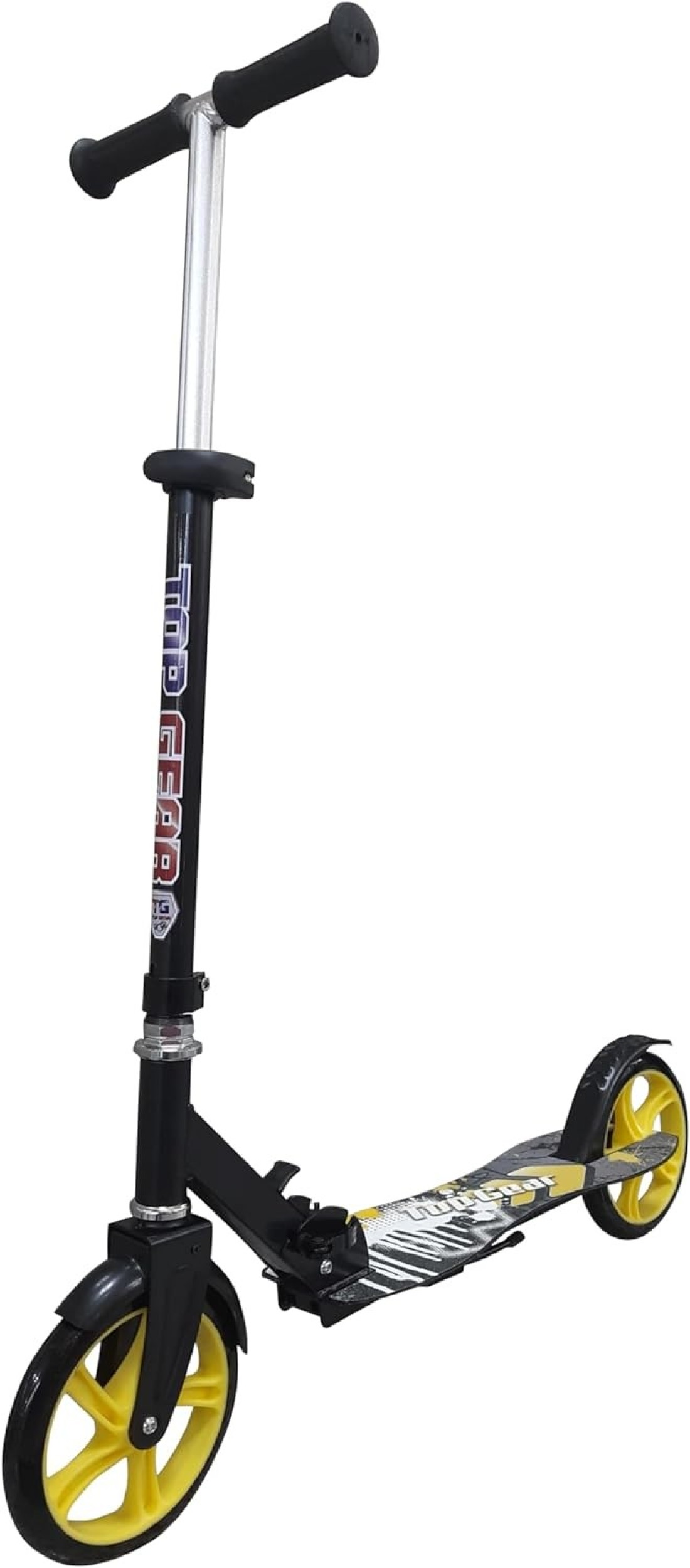 Top Gear Kick scooter TG 9020 for Kids,Toddler Scooter for Ages 5+ with weight capacity 60kgs, Kids Scooter, Kick Scooter with Foldable,2 Wheels Scooter and Adjustble Height for Boys/Girls - Yellow