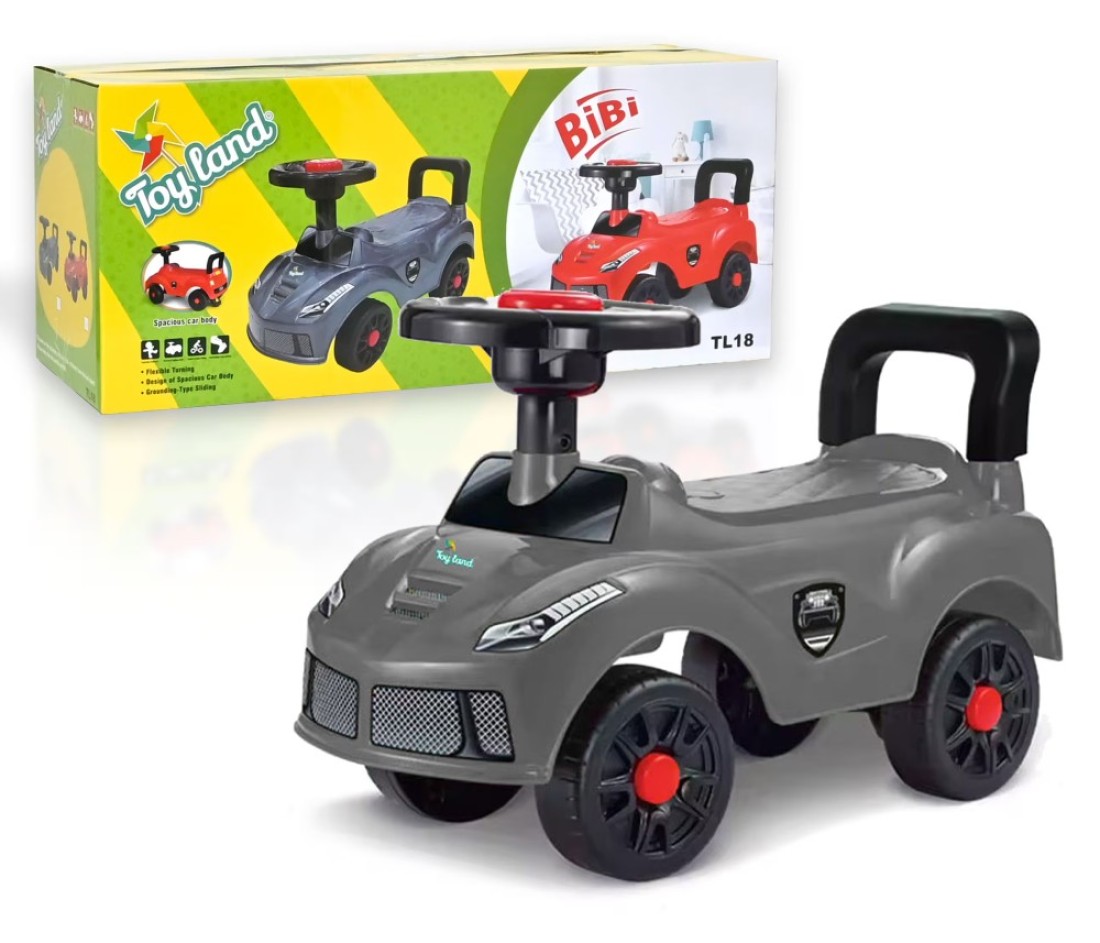 Toy Land Kids Foot to Floor Ride on Push Car for Toddlers with Saftey Backest