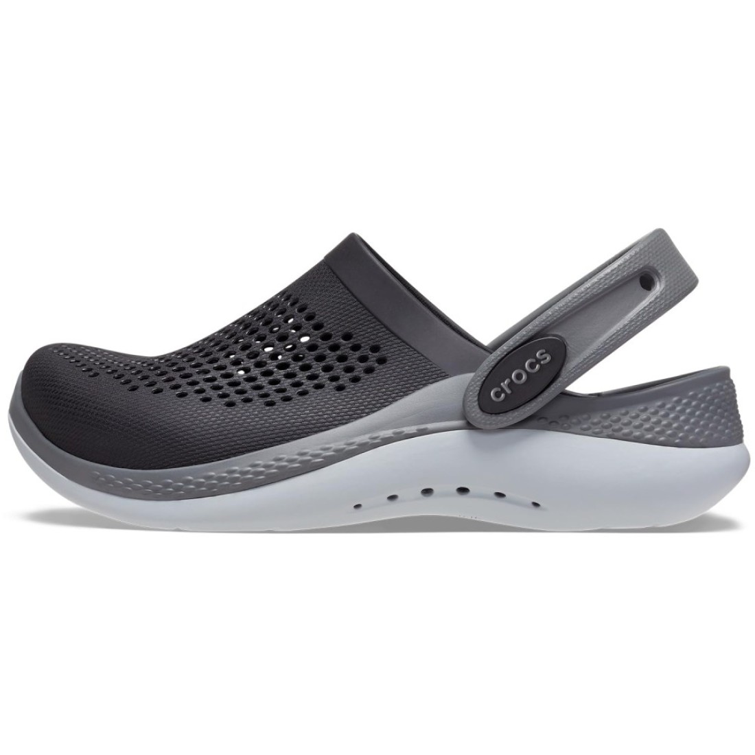 Crocs Kids&rsquo; LiteRide 360 Clog, Black/Slate Grey, 9 Toddler