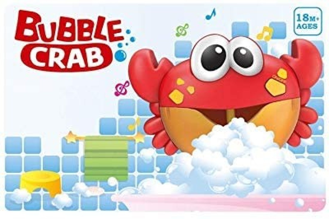 Generic Bubble Crabs Baby Bath Toy Funny Bath Bubble Maker Pool Swimming Bathtub Soap Machine Toys For Children Kids