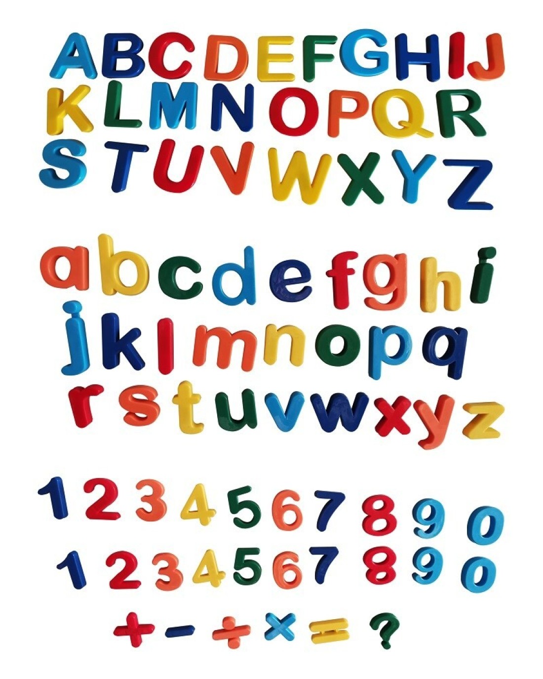 Magnetic Letters Numbers Alphabet ABC Colorful 123 Refrigerator Fridge Magnets for Vocabulary Educational Toy Set Preschool Learning Spelling Counting Game