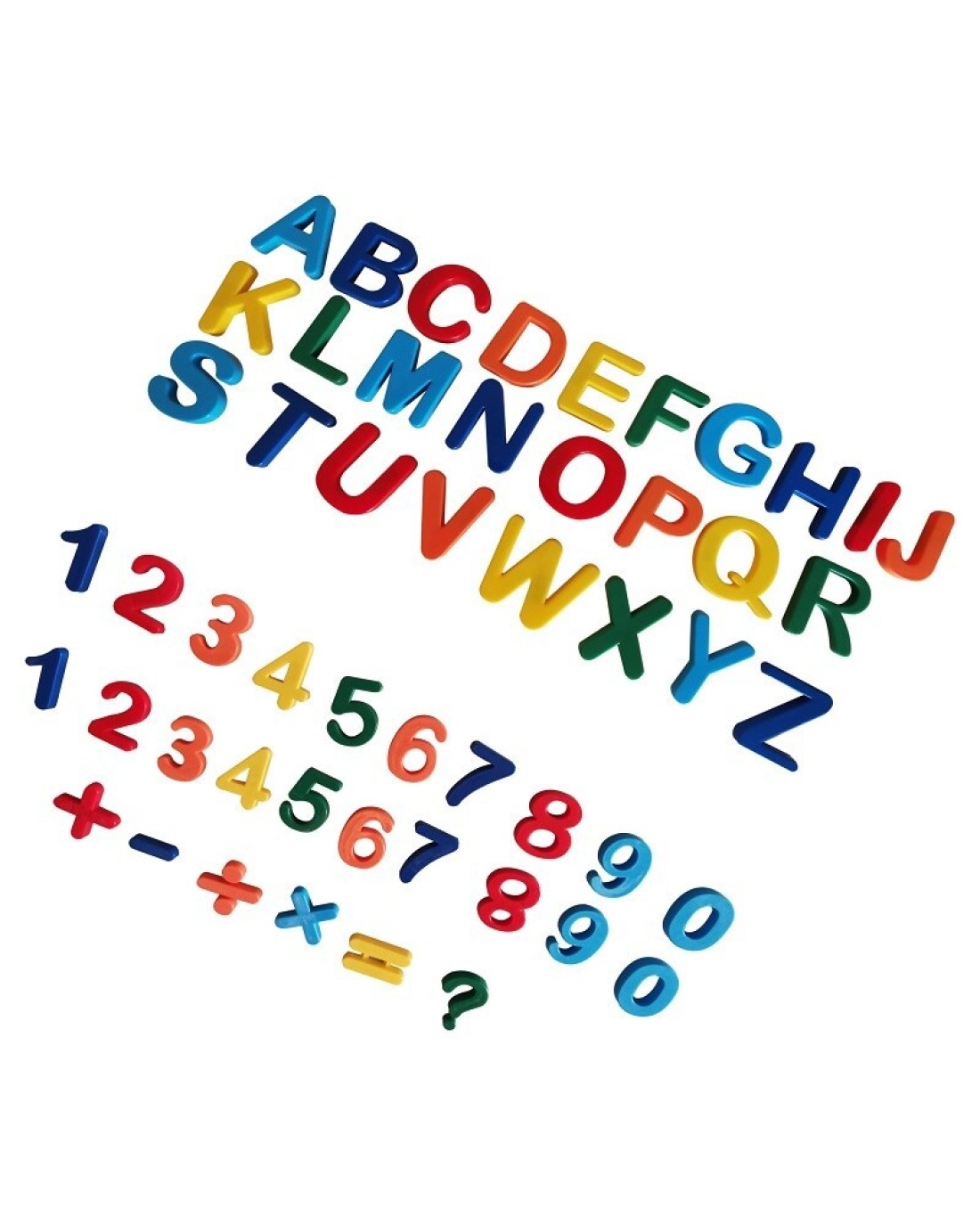 Magnetic Numbers and Letters Premium Magnetic Uppercase Alphabet Fridge Set Soft Educational Toy