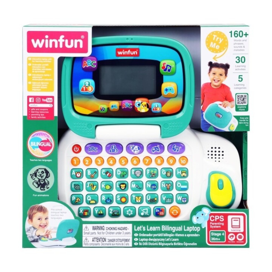 Winfun Let&#39;s Learn Bilingual Laptop