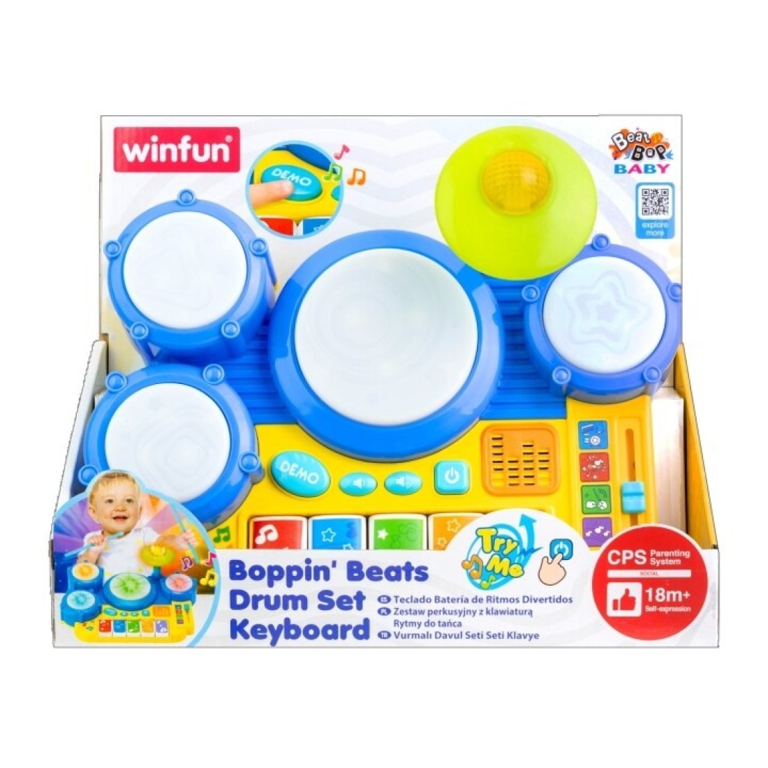 Boppin&#39; Beats Drum Set Keyboard