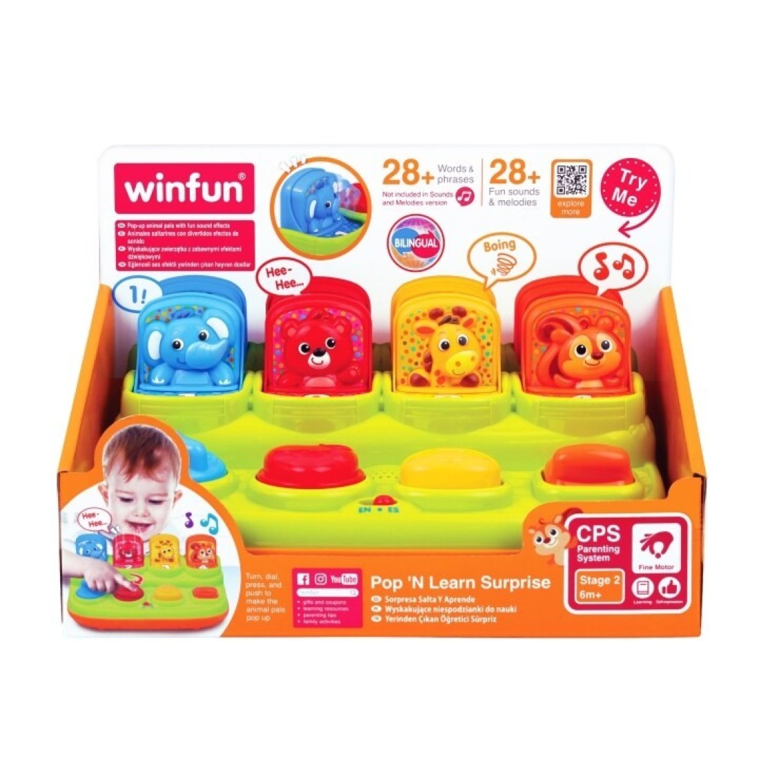 Winfun Pop &#39;N Learn surprise
