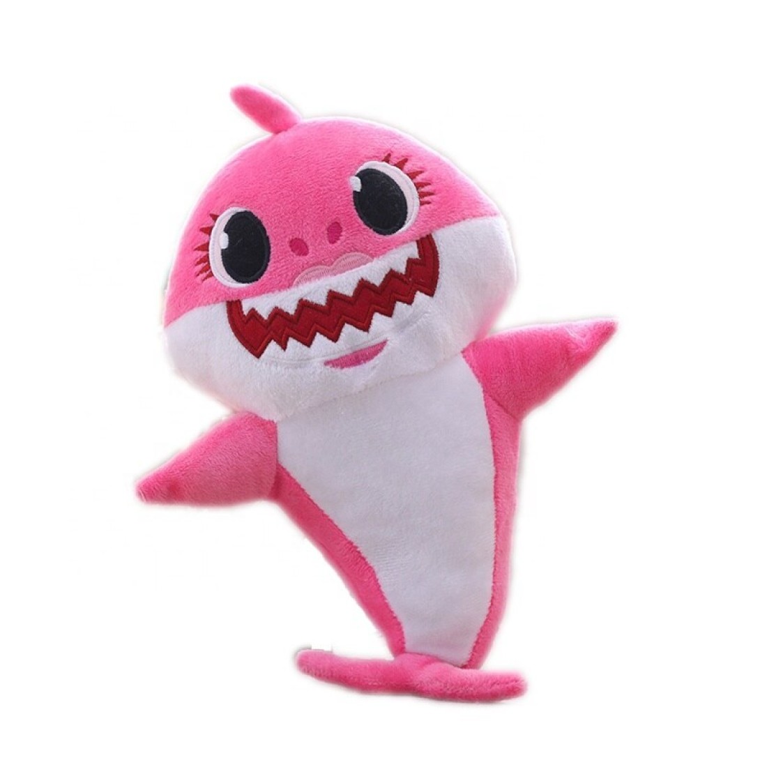 Baby Shark Singing Plush Toy with LED light (PINK )
